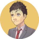 男(青ざめ)